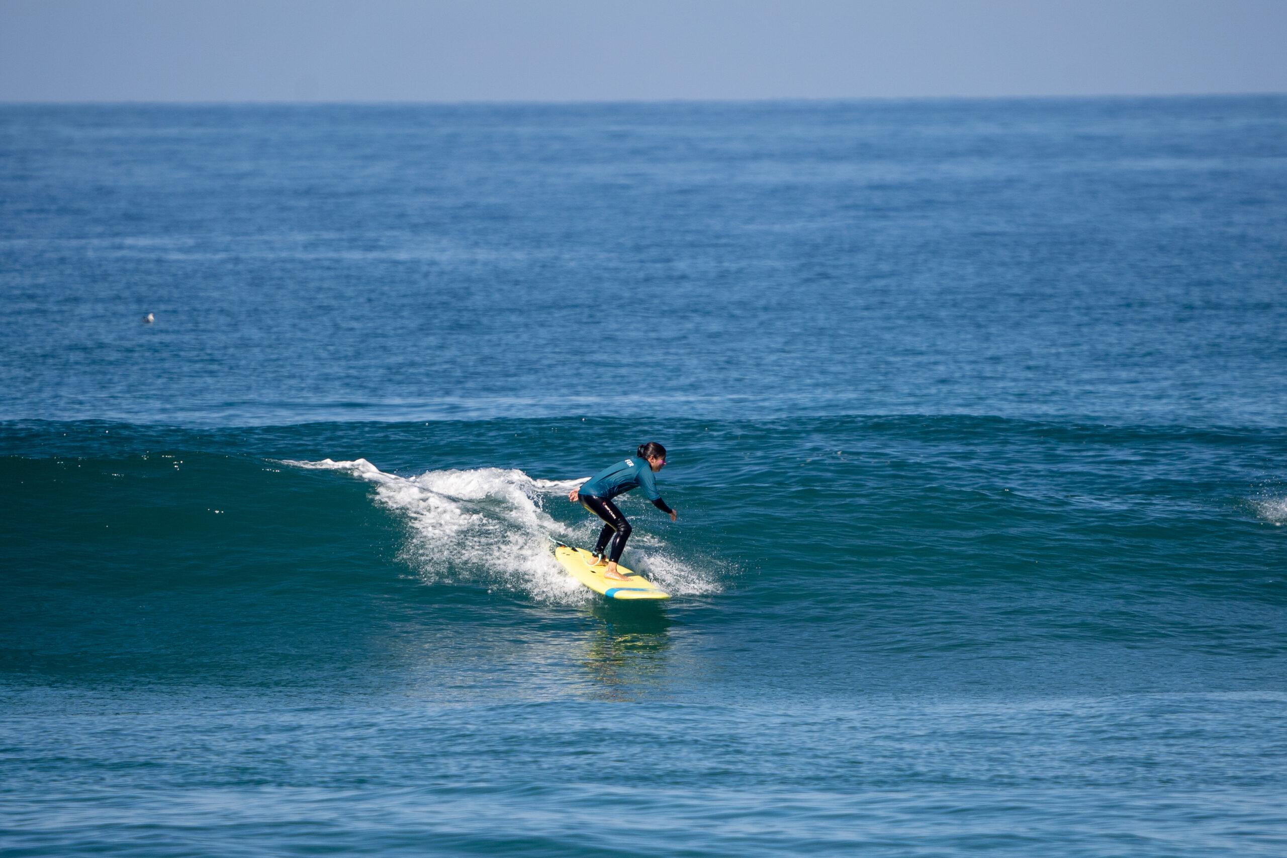beginner surfer in tamri